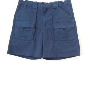 Stillwater Supply Co Navy Cargo Shorts Sz 34